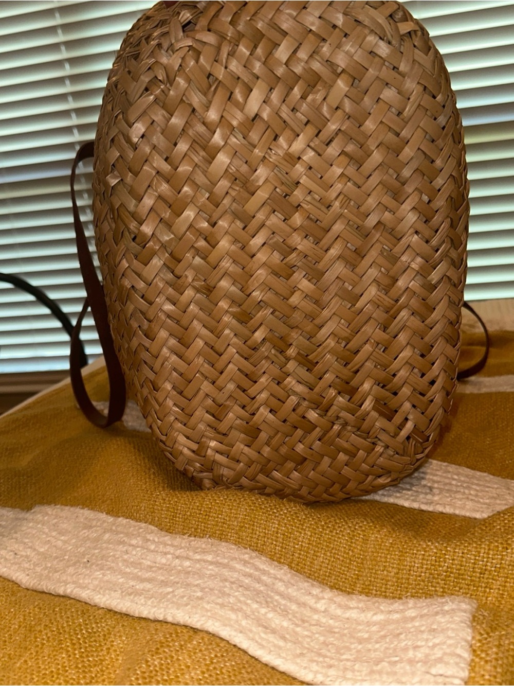 Bulgari  Dubai Woven Straw Tote with Brown Leather Handles - Picture 5 of 13